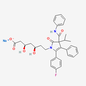 Chemical structure of Atorvastatin Lactam Sodium Salt Impurity
