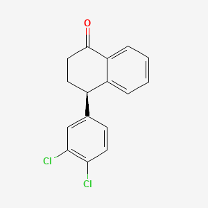 Chemical structure of Sertraline ketone, (R)-