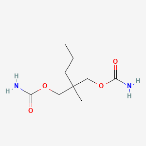 Chemical structure of Meprobamate