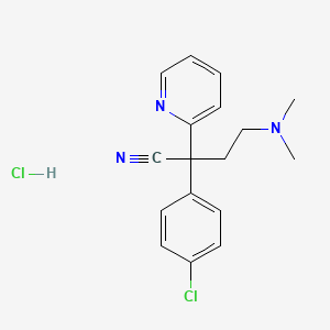 Chemical structure of Chlorphenamine EP Impurity D HCI