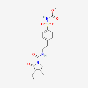 Chemical structure of Glimepiride urethane