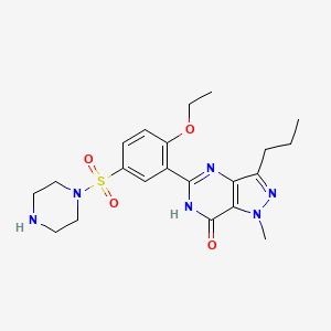 Chemical structure of Desmethylsildenafil