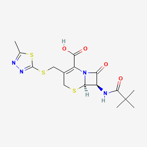 Chemical structure of Cefazolin pivaloyl
