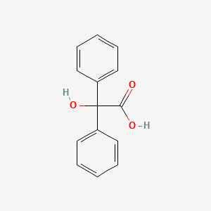 Chemical structure of Benzilic acid