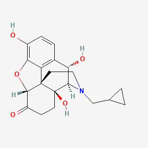 Chemical structure of 10Alpha-Hydroxy Naltrexone