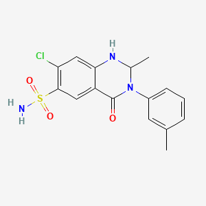 Chemical structure of m-Metolazone