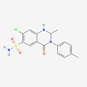 Chemical structure of p-Metolazone