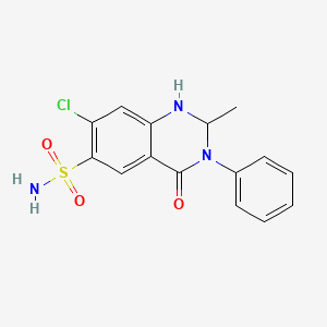Chemical structure of Desmethyl metolazone