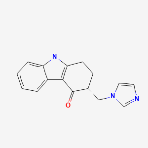 Chemical structure of c-Desmethylondansetron