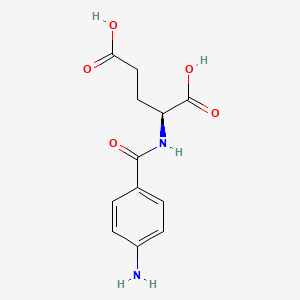 Chemical structure of N-(4-Aminobenzoyl)-L-glutamic acid