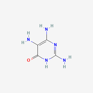 Chemical structure of 2,5,6-Triamino-4(1H)-pyrimidinone