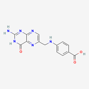 Chemical structure of Pteroic Acid