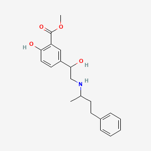 Chemical structure of Labetalol-1-carboxylic Acid Methyl Ester