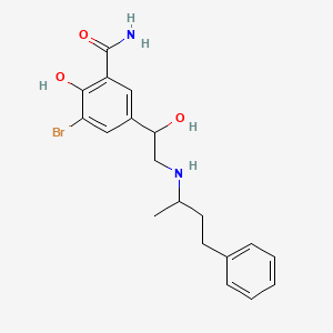 Chemical structure of 3-Bromo Labetalol