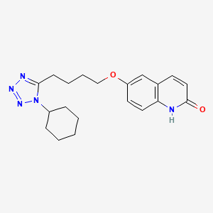 Chemical structure of 3,4-Dehydrocilostazol