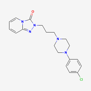 Chemical structure of 4-chloro trazodone isomer