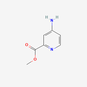 Chemical structure of Methyl 4-aminopyridine-2-carboxylate