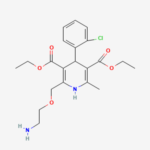 Chemical structure of Amlodipine besilate impurity E