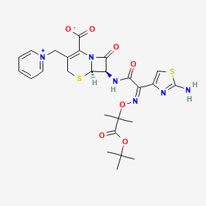 Chemical structure of tert-Butyl ceftazidime