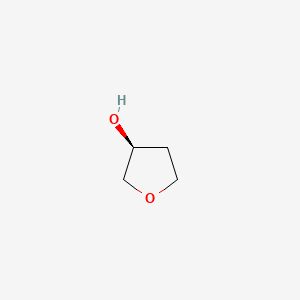 Chemical structure of (S)-(+)-3-Hydroxytetrahydrofuran