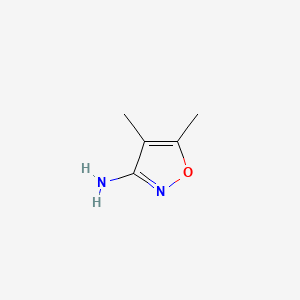 Chemical structure of 4,5-Dimethylisoxazol-3-amine