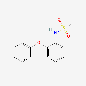 Chemical structure of N-(2-phenoxyphenyl)methanesulphonamide
