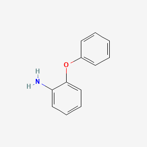 Chemical structure of Benzenamine, 2-phenoxy-