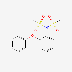 Chemical structure of N-(Methylsulfonyl)-4-(desnitro) Nimesulide