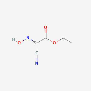 Chemical structure of Ethyl 2-cyano-2-(hydroxyimino)acetate