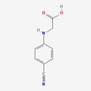 Chemical structure of N-(4-Cyanophenyl)glycine