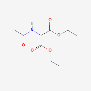 Chemical structure of Acetamidomalonic acid diethyl ester