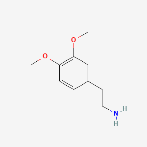 Chemical structure of Homoveratrylamine