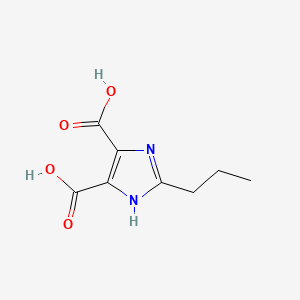 Chemical structure of 2-Propyl-1H-imidazole-4,5-dicarboxylic acid