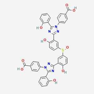 Chemical structure of Deferasirox Impurity F