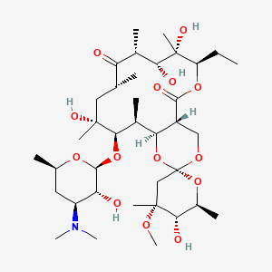Chemical structure of Erythromycin E