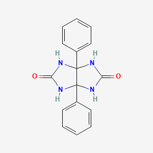 Chemical structure of Tetrahydro-3a,6a-diphenylimidazo(4,5-d)imidazole-2,5(1H,3H)-dione