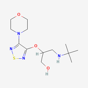 Chemical structure of Isotimolol