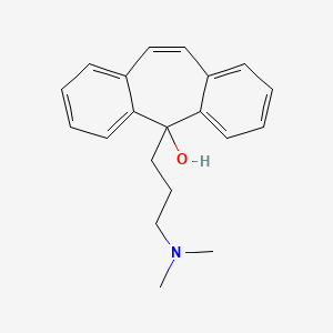 Chemical structure of 5-(3-(Dimethylamino)propyl)-5H-dibenzo(a,d)-cyclohepten-5-ol