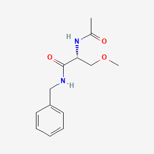 Chemical structure of Lacosamide