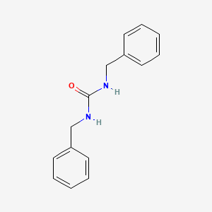 Chemical structure of Urea, N,N'-bis(phenylmethyl)-