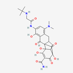 Chemical structure of Tigecycline Pentacyclic Analog, Technical Grade