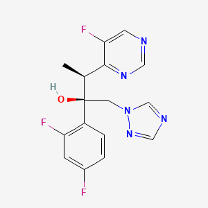 Chemical structure of Voriconazole