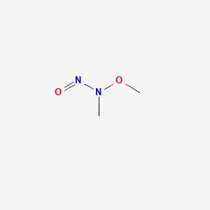 Chemical structure of N-Methoxy-N-nitrosomethanamine