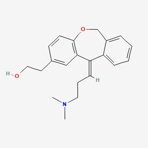 Chemical structure of Olopatadine Methanol