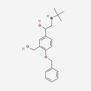 Chemical structure of alpha1-(((1,1-Dimethylethyl)amino)methyl)-4-(phenylmethoxy)-1,3-benzenedimethanol