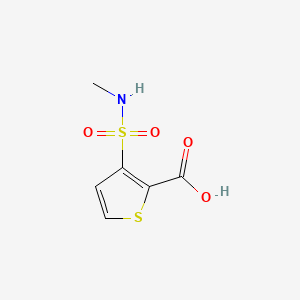 Chemical structure of 3-(Methylsulfamoyl)thiophene-2-carboxylic acid
