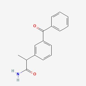 Chemical structure of Ketoprofen amide