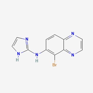 Chemical structure of 4,5-Didehydro brimonidine
