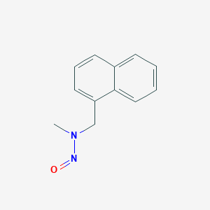 Chemical structure of Methyl[(naphthalen-1-yl)methyl]nitrosoamine