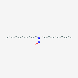 Chemical structure of N-Decyl-N-nitroso-1-decanamine